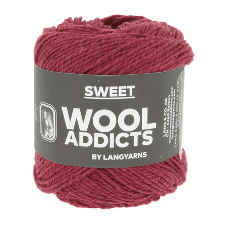 Garnnøgle sommergarnet Sweet fra Lang Yarns i farven bær 66