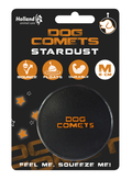 Dog Comets Ball Stardust - M, sort/orange