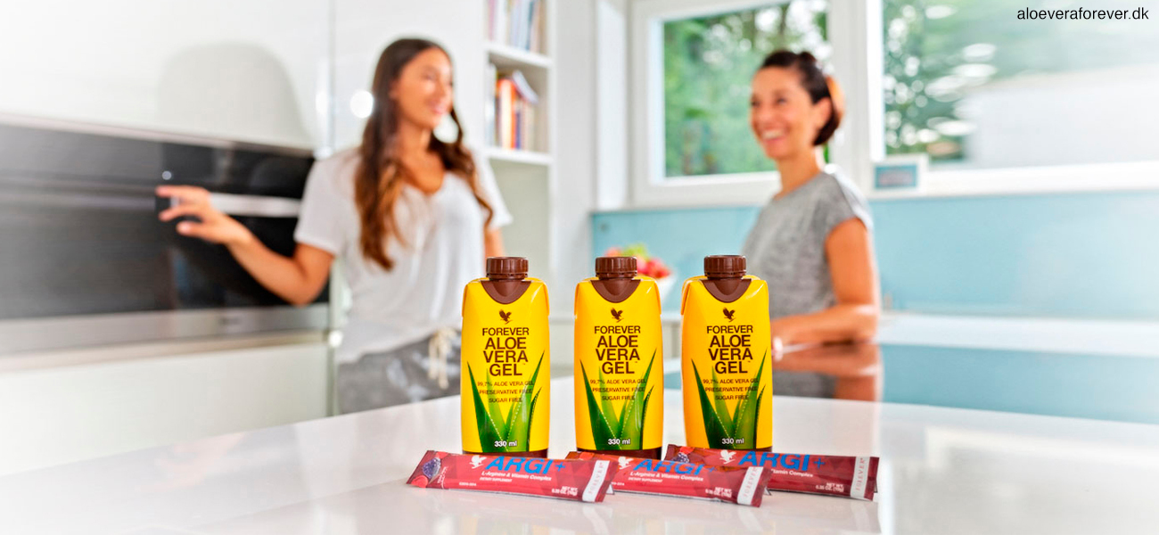 Forever Aloe Vera Gel mini 330 ml og Forever ARGI+ er et godt makkerpar
