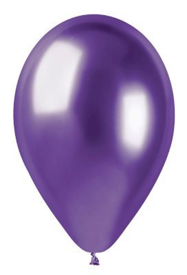 Chrome lilla ballon helium