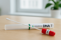 DNA skimmelsvamp støv luft test med vatpinden synlig