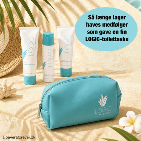 LOGIC by Forever serie til alle hudtyper med gratis toilettaske