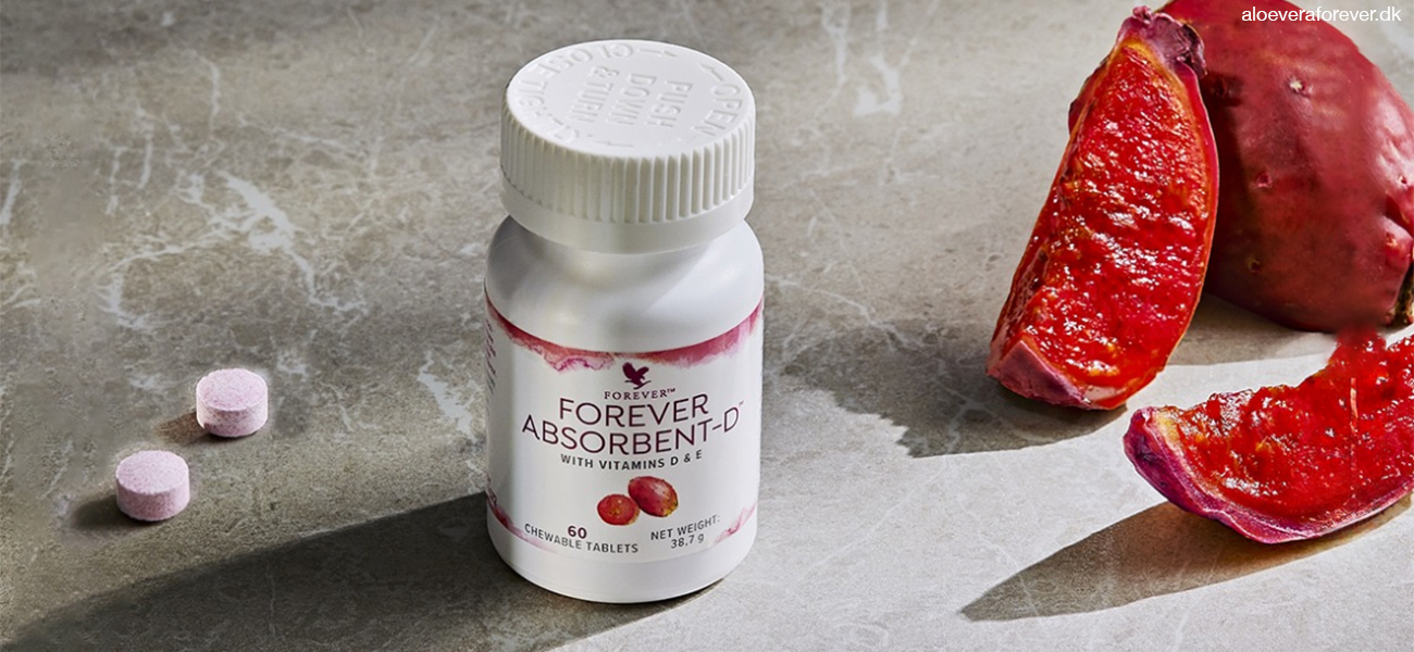 Forever Absorbent-D vitaminer med figenkaktus