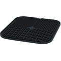 Eat Slow Live Longer Lick Mat Quad (20 x 20 cm) grå