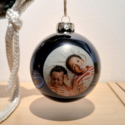 Julekugle med billede
