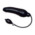Black Latex Balloon oppustelig dildo i sort latex med pumpe og realistisk form