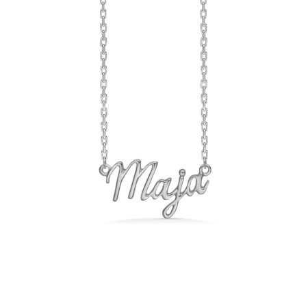Name Tag Maja made of 925 pure sterling silver.
