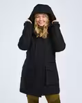Pinewood Wilda Padded Parka Jakke - Dame - Sort