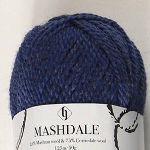Garnnøgle mashdale fra filcolana i farven 337 bright cobalt