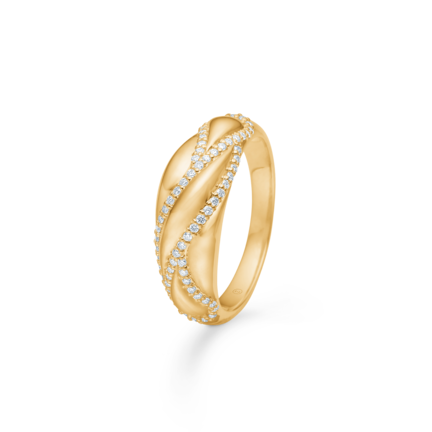 Eternal Flame ring in 14-carat gold