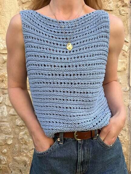 model ifoert strikket camisole no 11 fra my favorite things knitwear