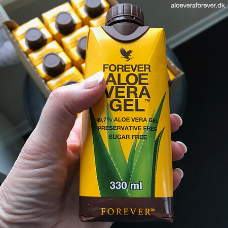 12 pakning med Forever Aloe Vera Gel - Aloe vera drik fra Forever Living