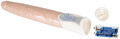 Realistisk dildo med stød og vibration – hudfarvet 27,5 cm dildo med 3 stødhastigheder og 7 vibrationsprogrammer.