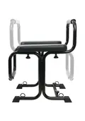 Bangers Fuck Seat BDSM-stol fra Hidden Desire med otte fastgørelsespunkter, polstrede armlæn og gummifødder.