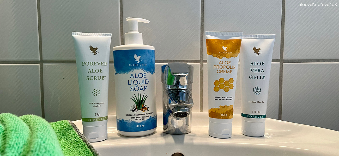 Aloe vera håndkur og fodkur produkter