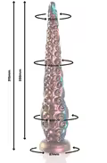 EPIC Charybdis Large blå fantasy tentakeldildo i silikone med sugekop