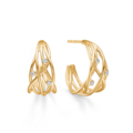 DIAMOND NEST earrings in 14 karat gold | Danish design by Mads Z