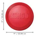 KONG Flyer frisbee til hund i fleksibelt naturgummi med original emballage