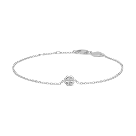 Serene Clover armbånd i sølv - studio.z