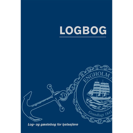 logbog lystsejlere gaestebog baad 158 sider