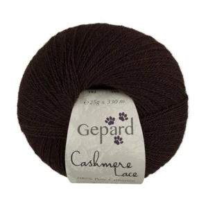 Gepard garn cashmere lace i farven Mørk Espresso