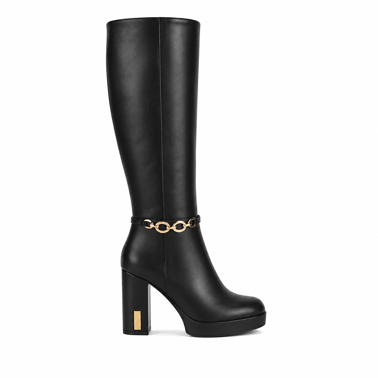 Noira Chain Tall Heel Boot - 37