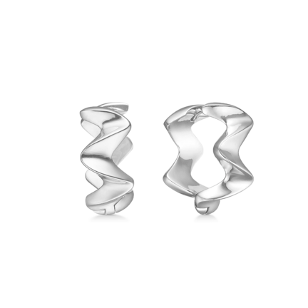 WAVE silver earrings | Danish design by Mads Z