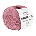 Garnnøgle fra Lang Yarns merino 120 i farven pomegranate