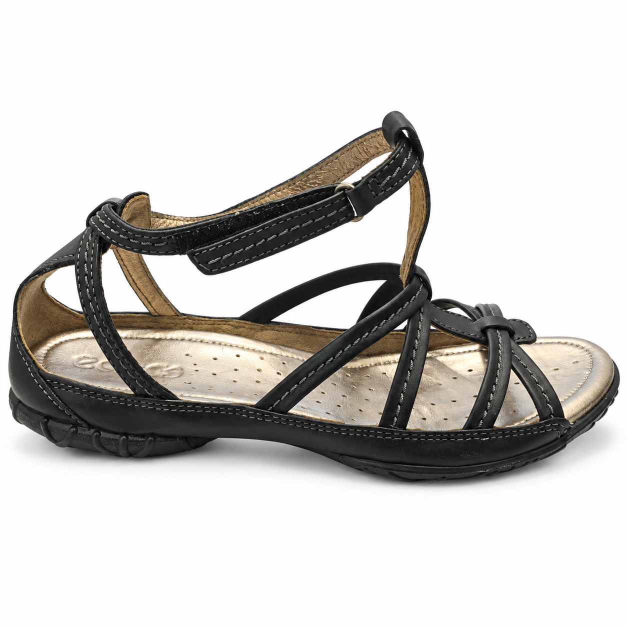 Ecco Soft Sandaler  Sort - 40
