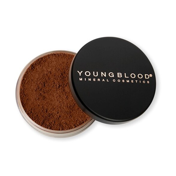 Youngblood, Loose Mineral Foundation, Hazelnut, 10 gram. - Makeup, Mineral Foundation, Mineral Pudder, Pudder, Ensartet hudtone, Huden kan ånde