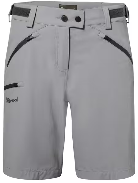 Pinewood Abisko Light Stretch Shorts - Dame - Grå
