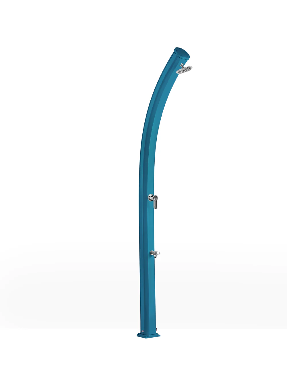 Arkema - JOLLY A520 Aluminium Solardusche mit Fußbrause - 23 Liter - Kobalt