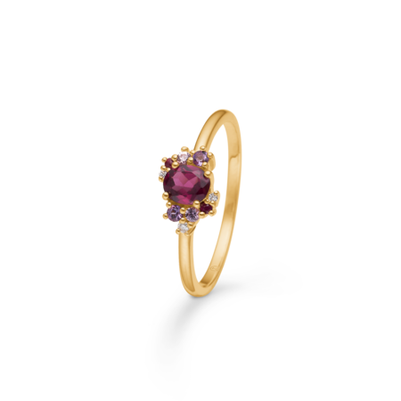 Four Seasons Autumn Petite ring i 14 karat guld