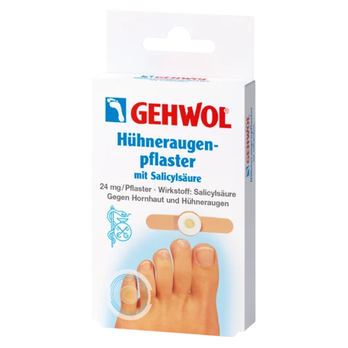 GEHWOL, Ligtorneplaster, 4 x 2 stk.