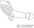 O-Wand – luksus wand massager i blød silikone med 8 vibrationer, 4 intensiteter og vandtæt design