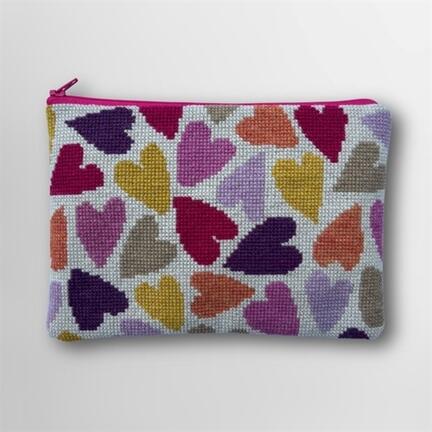 Sweethearts clutch fra baldyre forside til broderikit