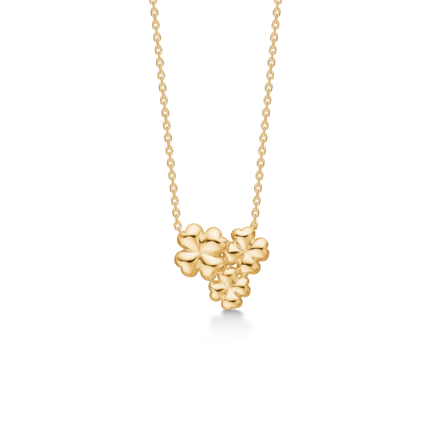 CLOVER LOVE pendant in 14 karat gold | Danish design by Mads Z