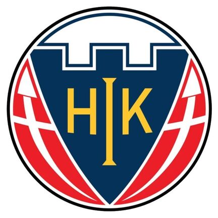 Rundt Hobro IK kageprint med navn til personlig fodboldkage