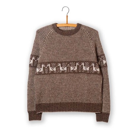 alpaca sweater fra et strikkeliv ud i verden isager spinni eco melange