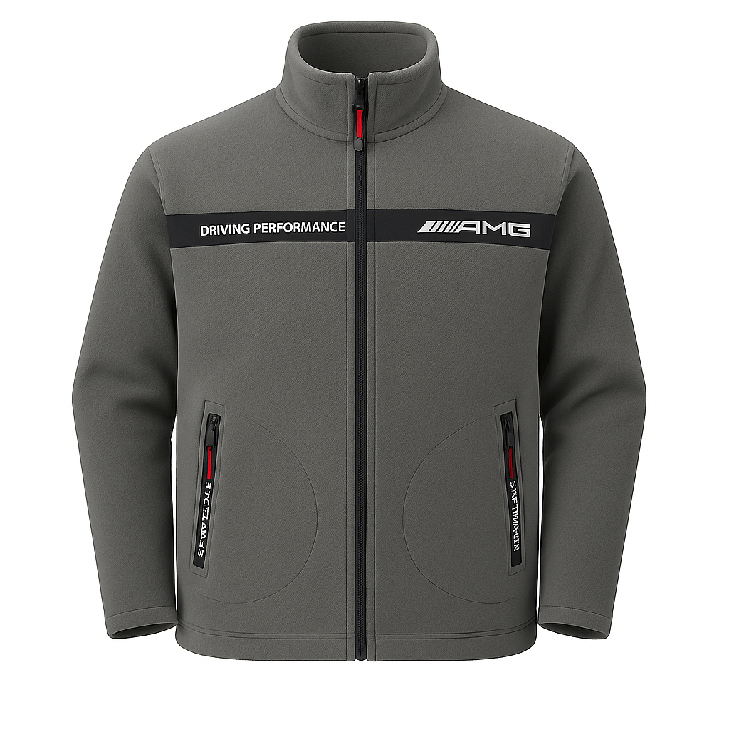 Herre Fleecejakke - Grå