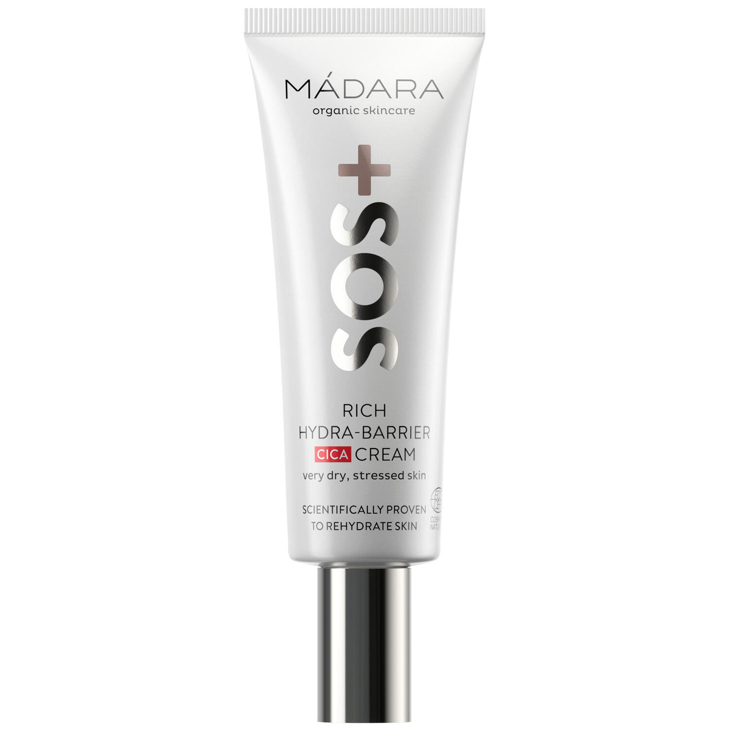 Mádara, SOS Rich Hydra-Barrier CICA Cream, 40 ml. - Ansigtspleje, Hudpleje, Sensitiv hud, Kløende hud, Beskyttelse til huden, Natcreme, Dagscreme, Fugt, Alle hudtyper