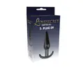 Lovesecret anal plug i sort eller pink med T-formet base i kropssikkert TPE-materiale