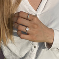 ELIZABETH diamond ring in 14 karat white gold | Danish design by Mads Z