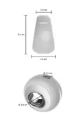 TOYJOY Happiness genopladelig klitorisvibrator i silikone med 7 vibrationsindstillinger.