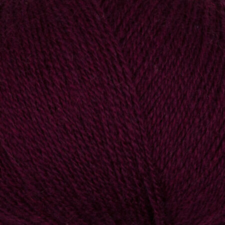 Close up af Gepard garn cashmere lace i farven ravnens blomme