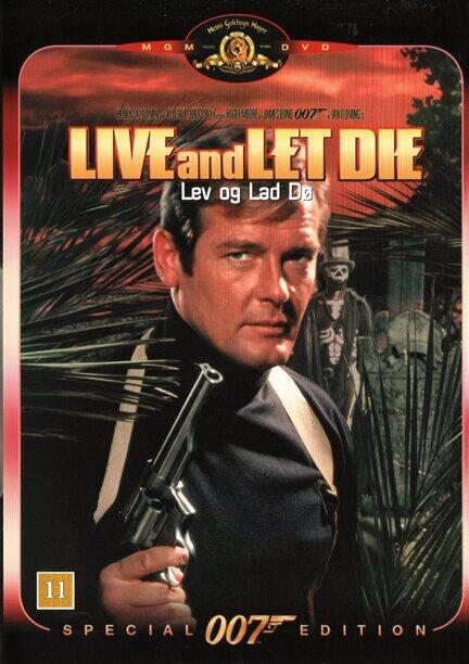 Live And Let Die, Lev Og Lad Dø, Agent 007, DVD Movie