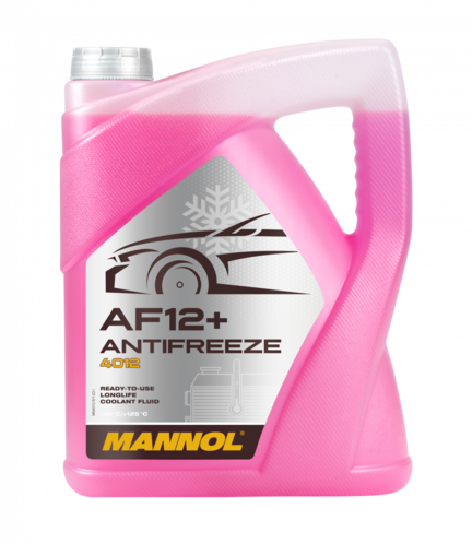 Mannol MN4012-5 - Kølervæske - Frostvæske - Rød - Minus 40° - 5 Liter