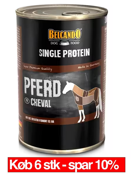 Belcando Pure Horse 400g - korfri dåsemåd til hunde
