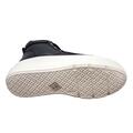 Sorte ankel sneakers hvid sål