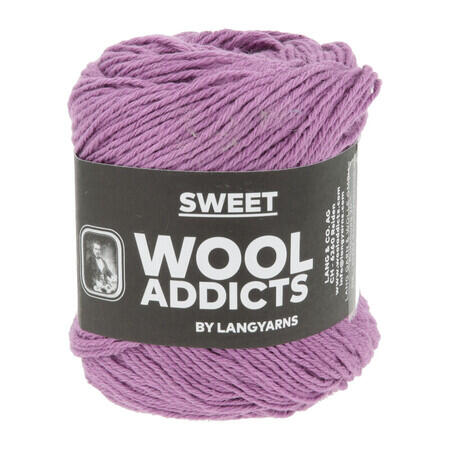 Garnnøgle sommergarnet Sweet fra Lang Yarns i farven lilla violet